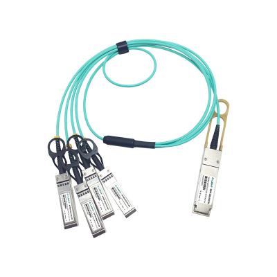 China FTTH C-light 100G AOC 100G QSFP28 to 4x25G SFP28 Active Breakout Optical Cable for sale