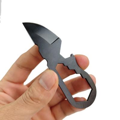 China Pocket Multifunctional Tool Survival Crowbar Pocket Pry Tool with Bottle Opener for sale