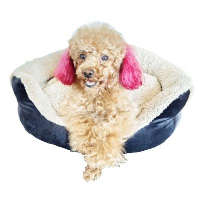 China Breathable Wholesale Luxury Soft Dog Bed Round Pet Bed Washable Gog Bed for sale