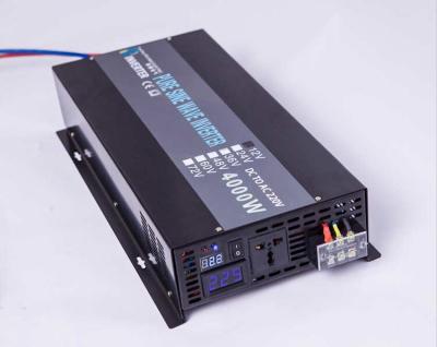 China 2015 4000w 12v 24v 48v dc to ac 110v 220v pure sine wave inverter 460*235*95MM for sale