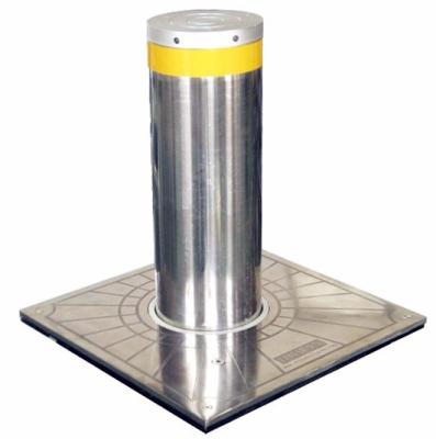 China Anti Collision Automatic Rising Bollards Contacted With The Embedded for sale