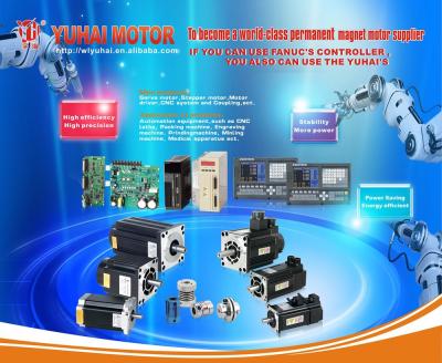 China Low cost totally enclosed yaskawa ac servo motor for cnc sexing machine for sale