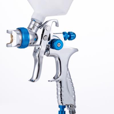 China Paint COLORIT Spray Gun Brand HVLP Spray Gun Color H-887P Blue Cup With Blue Ring for sale