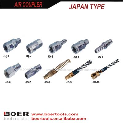 China Iron Japanese Type JQ Air Quick Coupler Hose Ends for sale