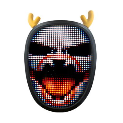 China 8 Hours Wire Mask EL Festival Led Light Weight Halloween Party Mask Custom Face Mask for sale