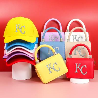 China Fashion female kc bags children freeze purses and handbags purse and hat set wholesale women bags for sale