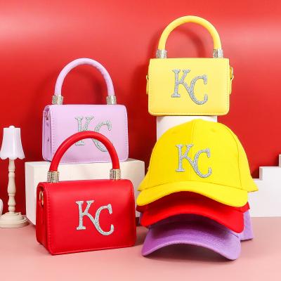 China Fashion female kc bags children freeze purses and handbags purse and hat set wholesale women bags for sale