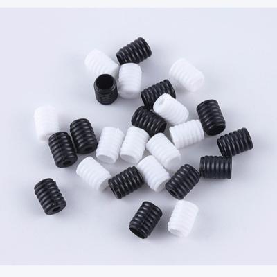 China Nickel Free Cord Elastic Band Clip Adjuster Silicone Cord Loop Ear String Lock Rubber Plastic Stoppers for sale