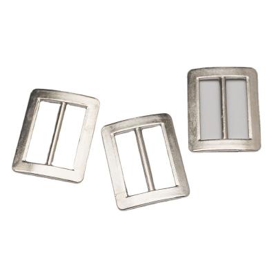 China Dry cleaning bag accessories high-grade chain non-destructive adjustment metal square adjustment wear-resistant thickened buckle for sale