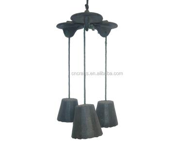 China Japan Traditional Black Cast Iron Japanese Wind Chime: Beautiful Soft Sounding Chime for sale