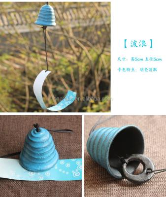 China Antique Cast Iron Antique Japan Color Nambu Windchimes Furin Bell / Japan for sale