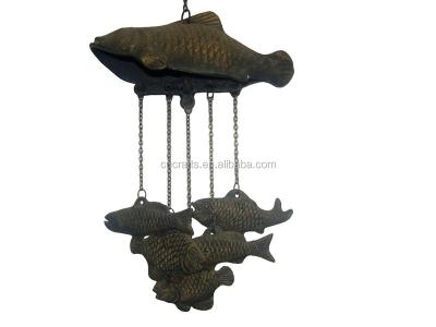 China Japan FURIN Japanese Wind Chimes Tan Chime 6-Fish Nabu Cast for sale