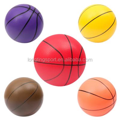 China Toy Cheap Promotional Inflatable Ball Mini 6 Inch PVC Basketball Toy Set for sale