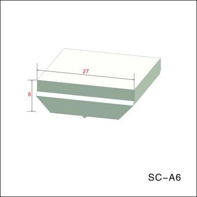 Cina Industrie di saldatura appoggianti ceramiche di saldatura dei cantieri navali della striscia di protezione di SMAW 27mm in vendita