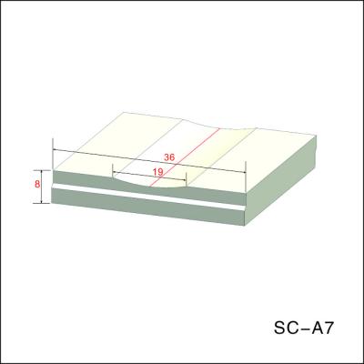 Cina Risparmi di costo di CO2 50% striscia di appoggio ceramica in SEGA di saldatura in vendita