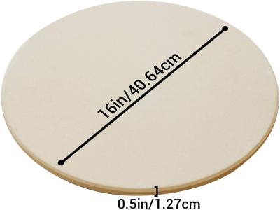 Chine Résistance 15mm épaisse durable de choc thermique de 1400F Clay Baking Stone For Oven à vendre