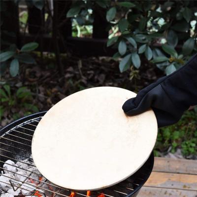 China Keramische Pizza des Durchmesser-28cm Steinstarke in hohem Grade saugfähige Poren cordierite-1.2cm zu verkaufen