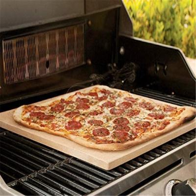 Chine Pierre carrée de pizza de barbecue de cordiérite pour des grils 5/8 po. d'épaisseur à vendre