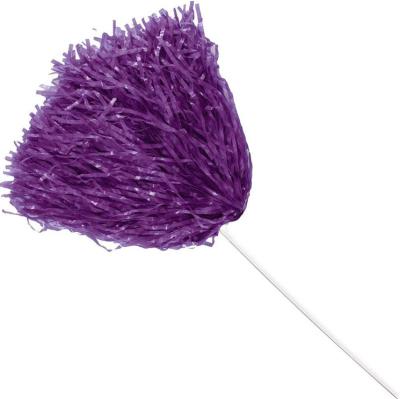 China Wholesale Purple Campus Flower Balls Craft Pom Poms Cheerleading Eco-friendly Wholesale for sale