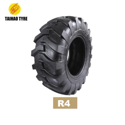 China Natural Rubber R4 Loader Tire Backhoe Tire 16.9-24 Industrial Tractor Tire 16.9x24 for sale