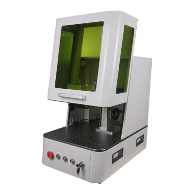 China Reusing Friendly Mini Portable Enclosed Benchtop 3D Deep Laser Engraving Cutting Machine Germany For Gold Silver Brass for sale