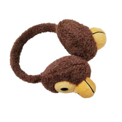 China Earmuff Warmer Monkey Winter Soft Plush Ear Muffs To Keep Cold Out For Warm Winter for sale