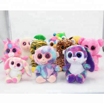 China China Eco-Friendly Factory Giant Stock Stuffed Toy Animals With Big Crystal Eyes for sale