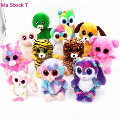 China Eco-Friendly Big Eyes Plush Doll Eco-Friendly Plush Toy Stuffed Crystal Toy Animals Stock Various Stuffed Children Best Gifts for sale