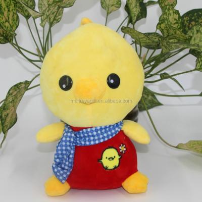 China Eco-friendly custom soft mini chick toy yellow velboa plush chicken plush toy for baby for sale