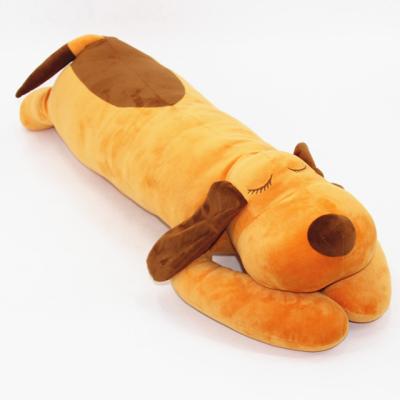 China Best Plush Dog Toy Manufacturer 90cm Long Eco-friendly Cute Plush Dog Stuffed Toy Pillow for sale