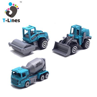 China Eco-friendly Material Metal Die Cast Car Toy Vehicles 1:64 Alloy Diecast Engineering Shop Truck Cars Model For Kids for sale