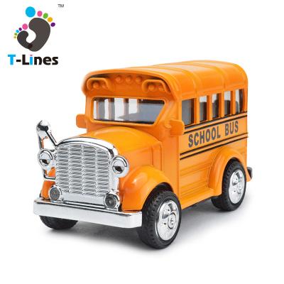 China 1:36 Scale Model Toy Eco - Friendly Material Pull Back Mini Bus for sale