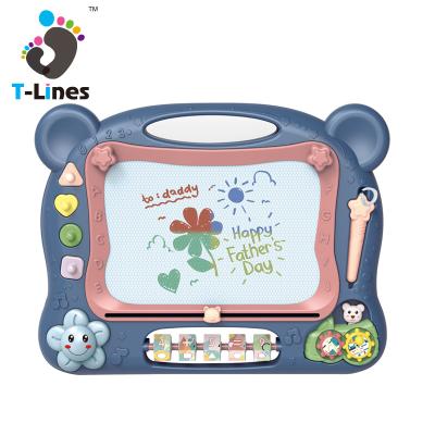 China 2021 Magic Colorful Water Drawing Book Drawing Board Children Magnetic Magnetic Inscription Board ABC Musical Songs for sale