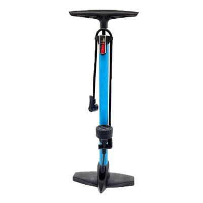 China bike/car/ball/ring etc. 160 PSI Foot Pump Bike Hand Pump Presta Schrader Valve Bicycle Compressor Recycling Floor Bath for sale