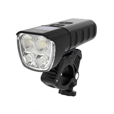 China Aluminum Alloy 1600 Lumens Front Light Waterproof Cycling Bike Headlight Front Light USB Rechargeable for sale