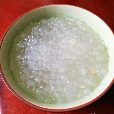 China Instant White Tea Tapioca Bubble Ball Starch Konjac Pearls for sale