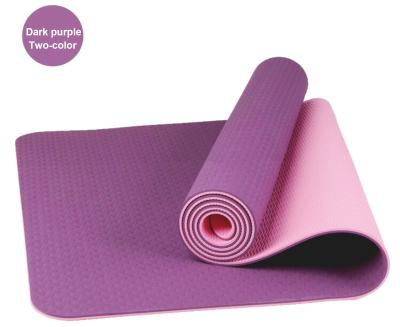 China Factory Price Non-Slip Private Label Print Factory Price Eco-friendly Natural Rubber Strip 183*61*0.6cm Yoga Mat for sale