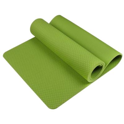 China 2020 Soft Non-slip Comfortable Wholesale Eco-Friendly Waterproof Fitness Printing Tape Waterproof Custom Mat With Bag for sale