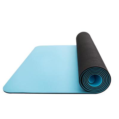 China Factory Price Smooth And Comfortable Natural Rubber PU Leather Yoga Mat Anti-Slip for sale