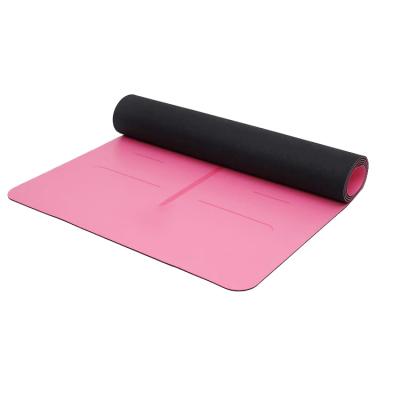 China Eco-friendly Custom Fitness PVC Rubber Yoga Mat Anti-Slip for sale