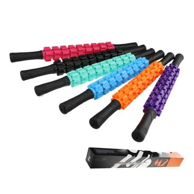 China Factory Price Hot Selling Non-Slip Body Massage Relieve Back Ball Stick Pain Muscle Roller Massager Stick for sale