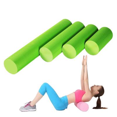 China Goods Wholesale High Density Eva Yoga Foam Roller Soft Round Massage For Muscles for sale