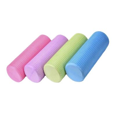 China High Density Massage Gym Roller 90cm Eva Yoga Foam Roller Exercise Durable Small Hot Spot For Muscles for sale