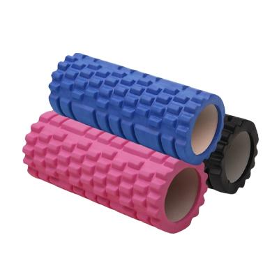 China Best Price Back Muscle Massage Foam Roller Durable EVA Hollow Yoga Column Colorful Exercise Roller Gym Equipment for sale