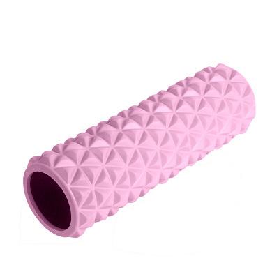 China Round Muscle Non-slip High Density Recovery Foam Roller Exercise Massage for sale