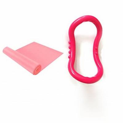 China New Design Wear-resistant Yoga Ring Fashionable Portable Eco-Friendly Fitness Yoga Ring for sale