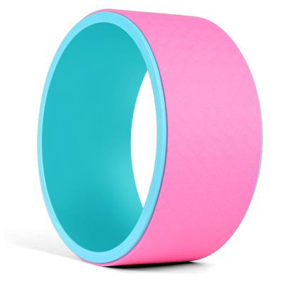 China Non-slip Hot Gym Exercise Fitness Wheel ABS Fitness Wheel Eco-Friendly Selling Yoga Band Yoga Wheel for sale