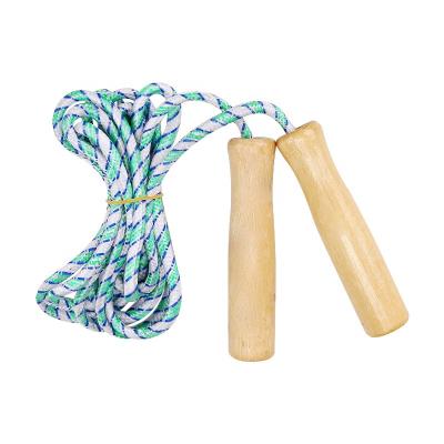 China Anti Slip And Durable Wooden Jump Rope Kids Fitness Exercise For Health Skipping Rope For Kids for sale