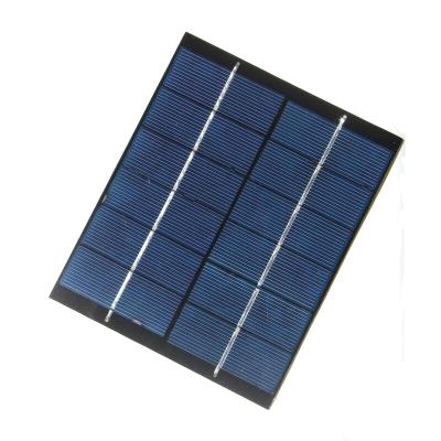 China BUHESHUI 2W 6V Polycrystalline Solar Cell Modul PET Solar Panel Charger For 3.7v Battery 136*110MM 125mmx125mm for sale