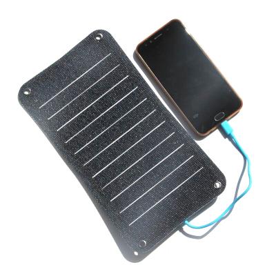 China BUHESHUI ETFE 10W 5V Solar Panel Portable Charger For Mobile Phone Sunpower Solar Battery Charger 275*150MM Semi-flexible for sale